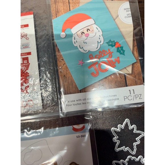 Christmas Craft Die Cutting Stencils Stamp Set Card Making Scrapbooking Holiday - Picture 4 of 10